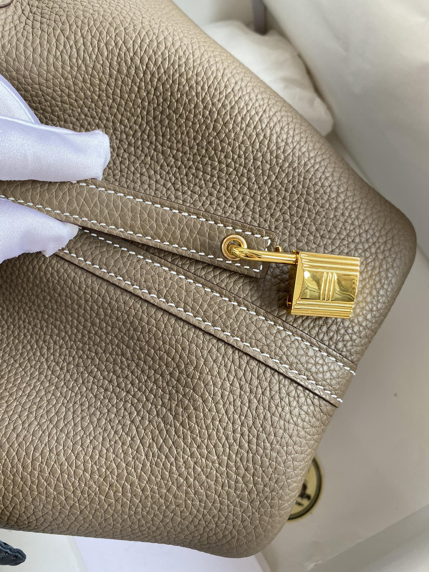 에르메스 피코탄 락18 에토프 금장 소가죽